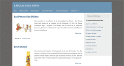 Desktop Screenshot of fabulasparaninos.com